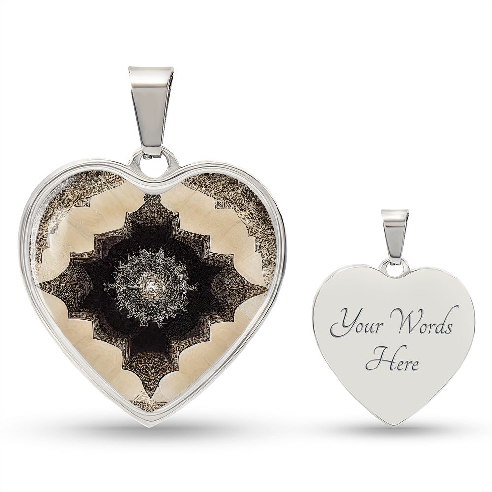 Al Hambra Heart Necklace - Crystallized Collective
