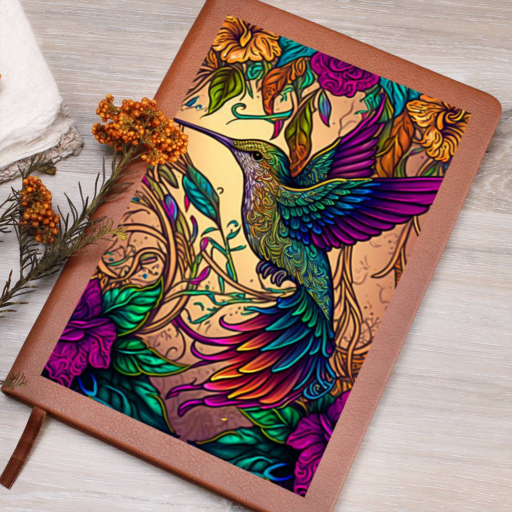 Colorful Hummingbird Vines Graphic Journal - Crystallized Collective