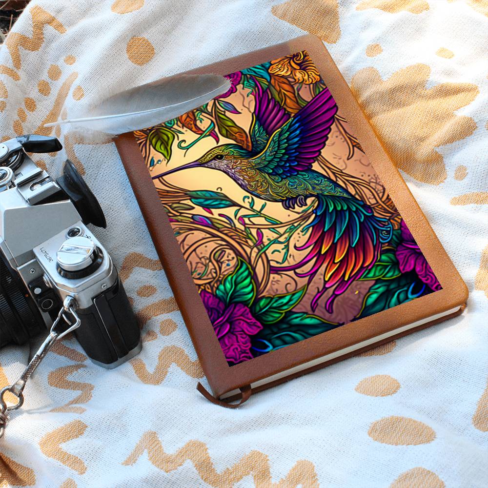 Colorful Hummingbird Vines Graphic Journal - Crystallized Collective