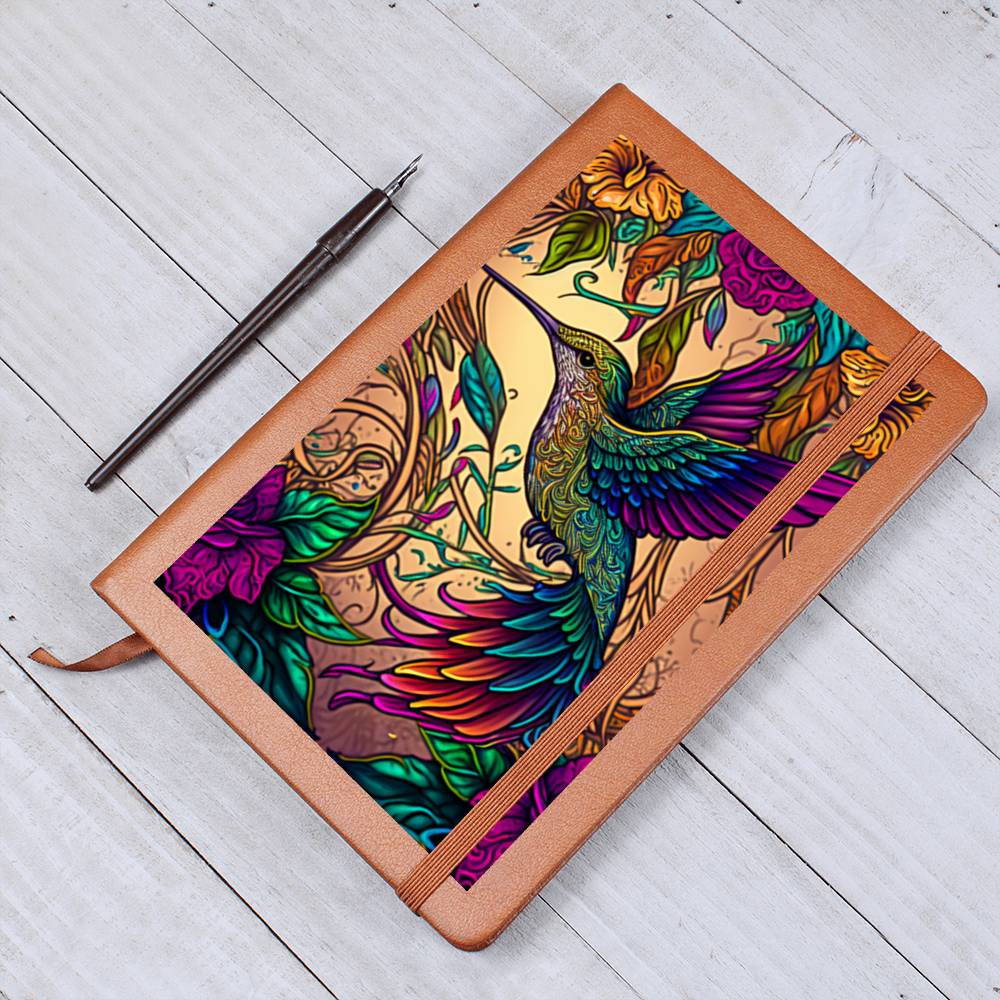 Colorful Hummingbird Vines Graphic Journal - Crystallized Collective