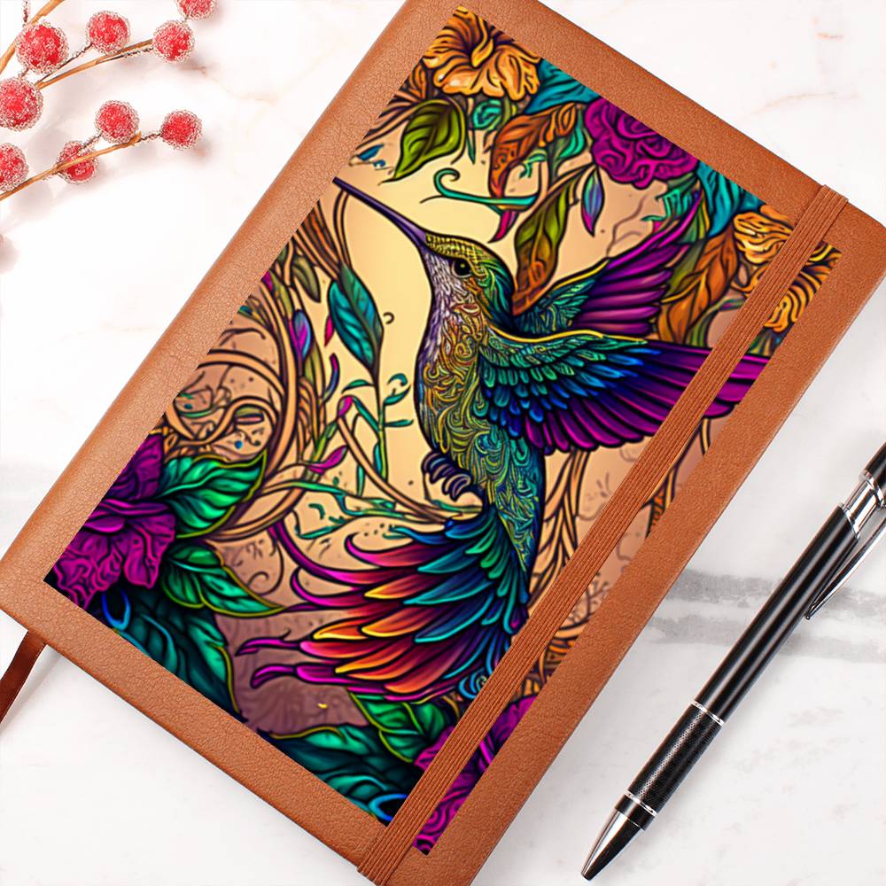 Colorful Hummingbird Vines Graphic Journal - Crystallized Collective