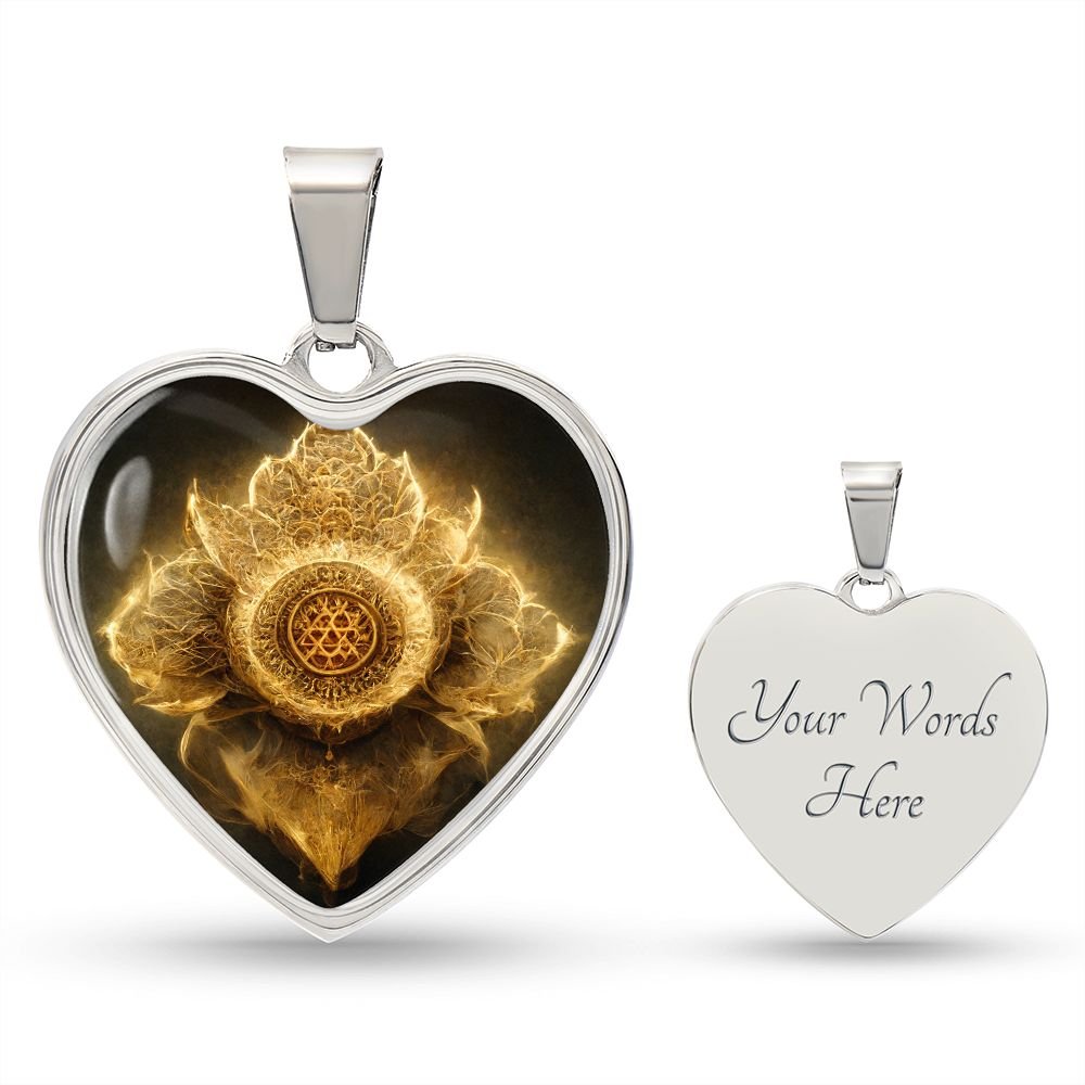 Dharma Heart Necklace - Crystallized Collective
