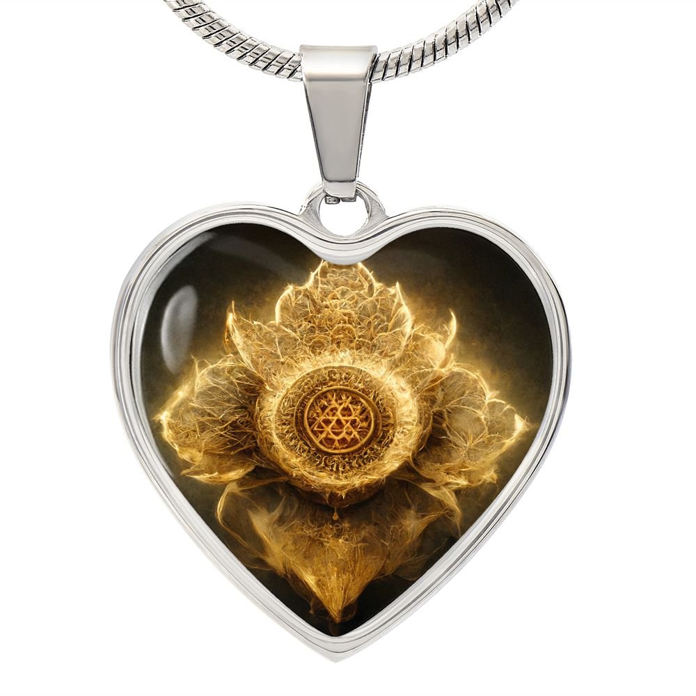 Dharma Heart Necklace - Crystallized Collective