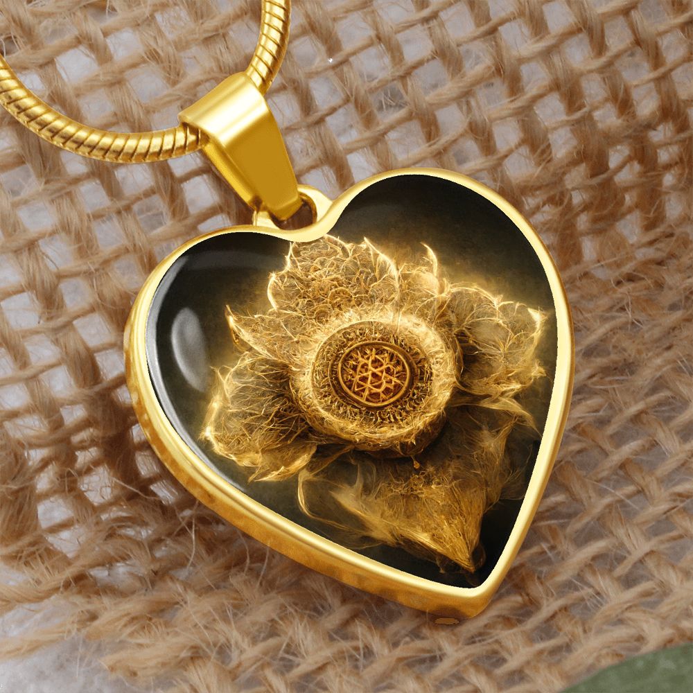 Dharma Heart Necklace - Crystallized Collective