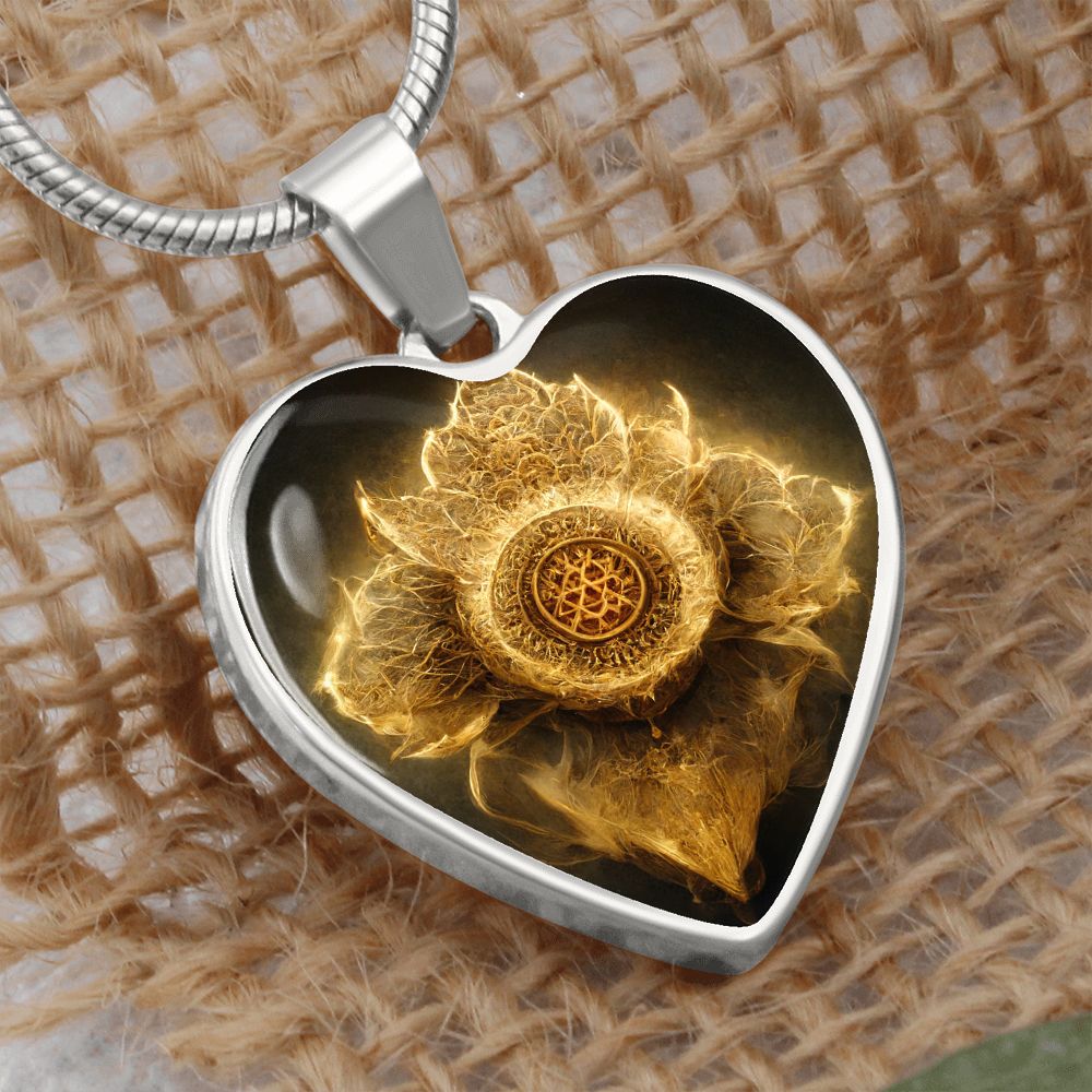 Dharma Heart Necklace - Crystallized Collective