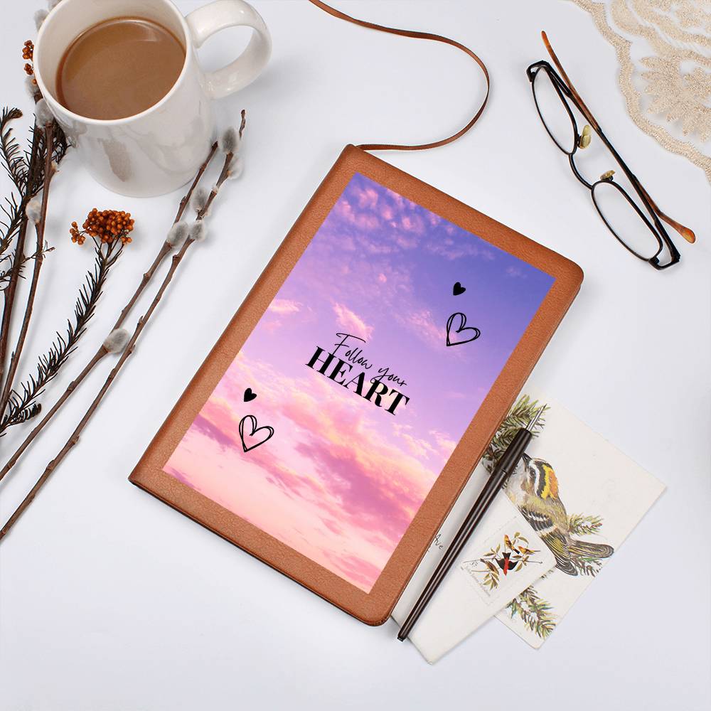 Follow Your Heart Graphic Journal - Crystallized Collective