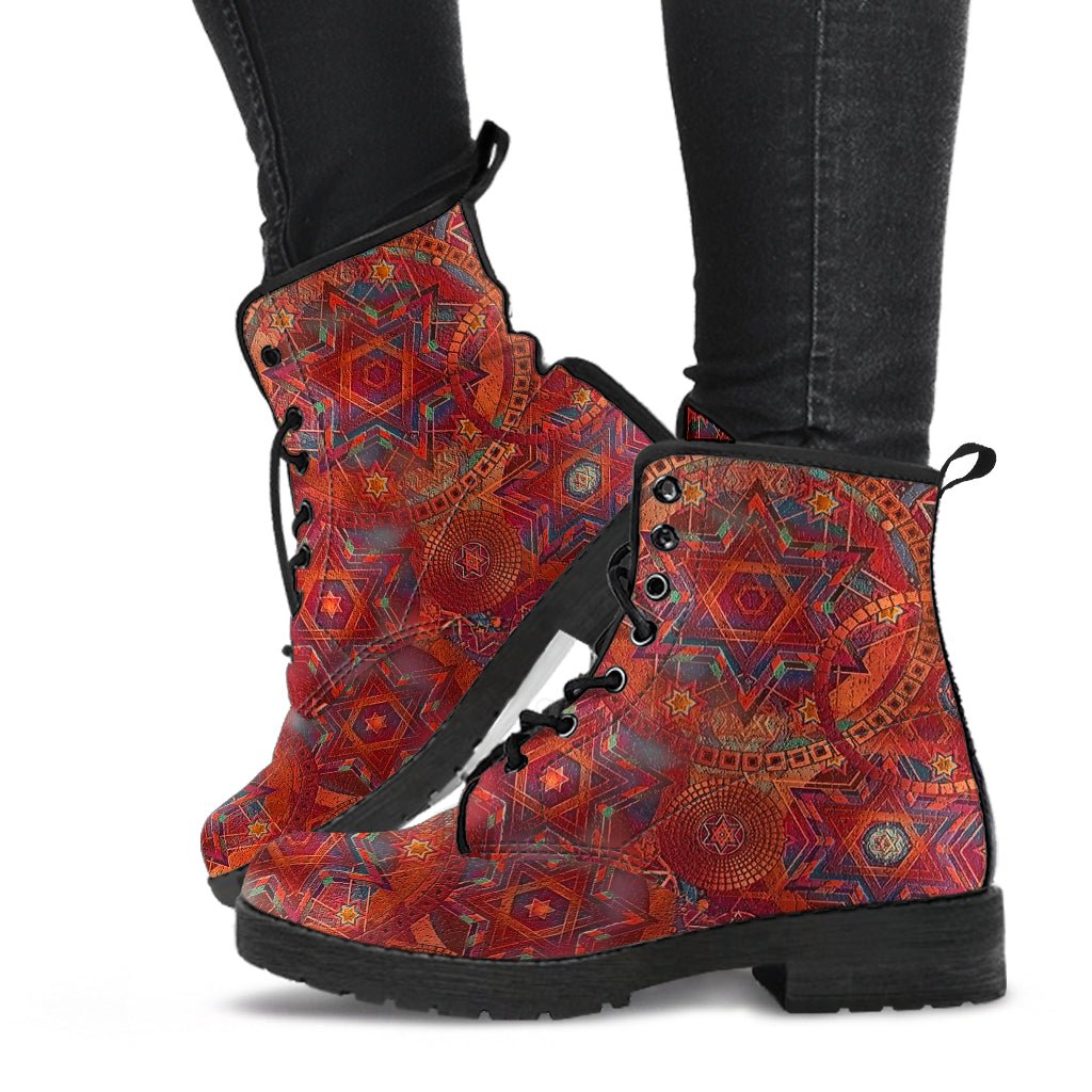 Mandala Women's Leather Boots