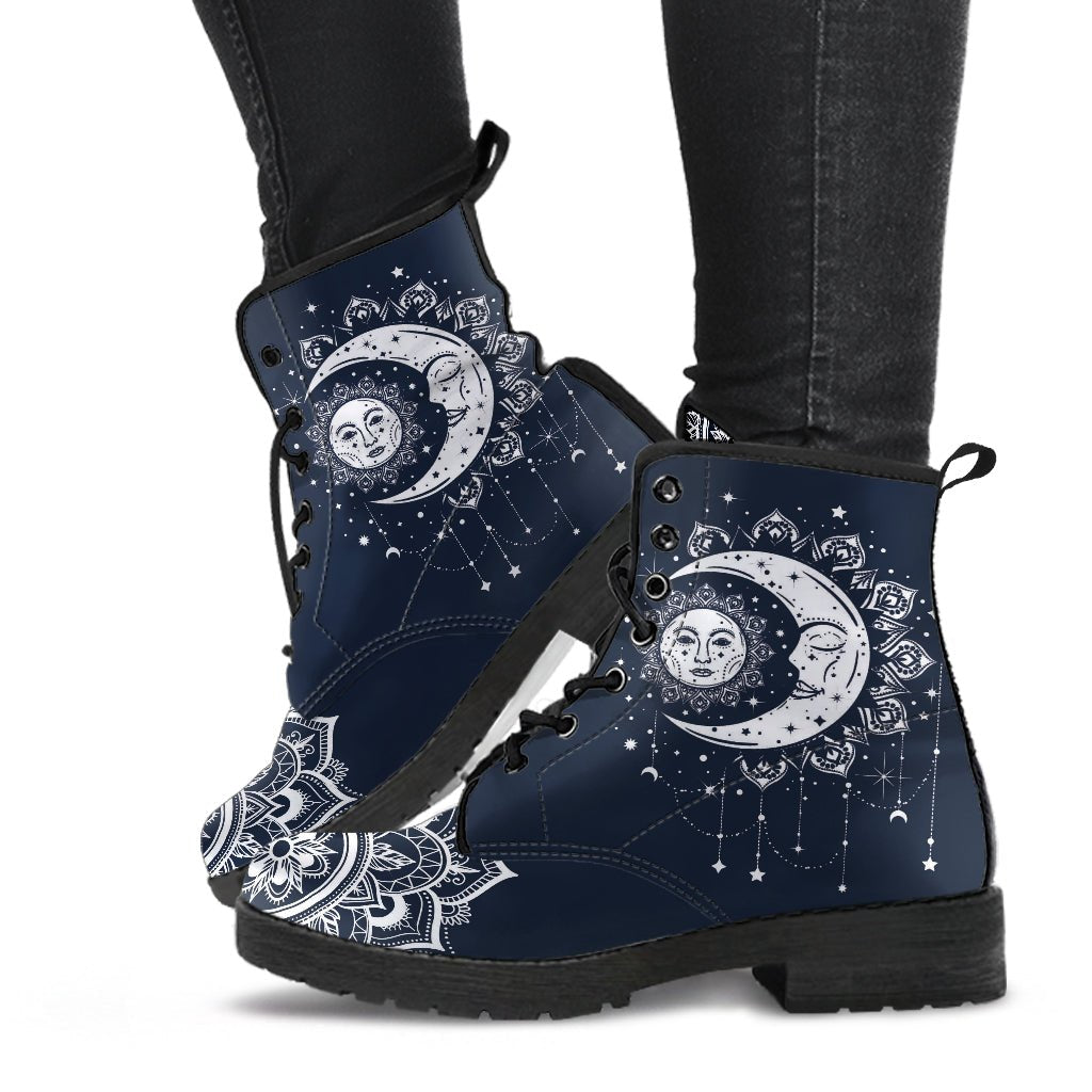 Elephant Mandala Handcrafted Boots main image 1