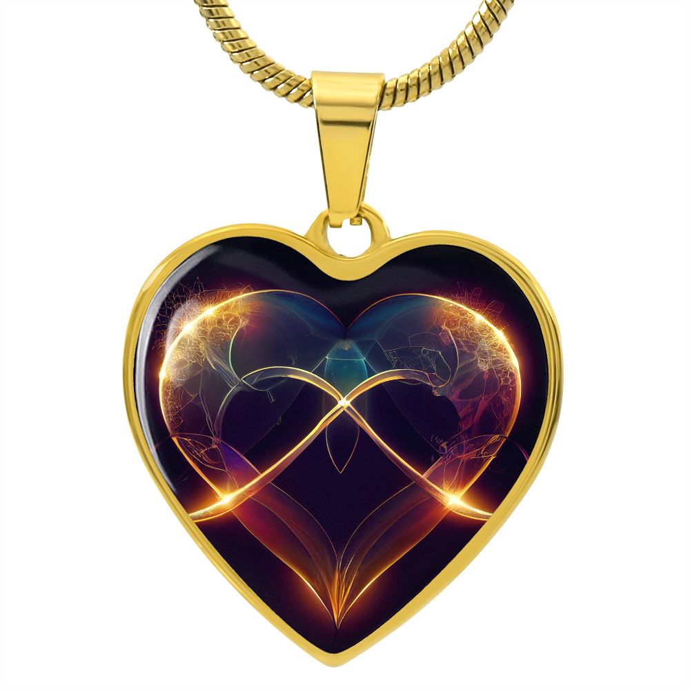 Infinite Love Heart Necklace - Crystallized Collective