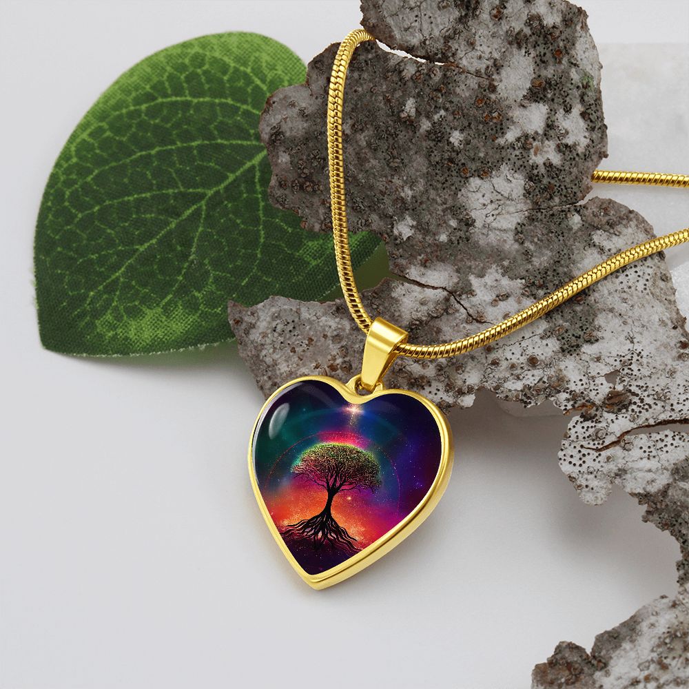 Sirius Tree of Life Heart Necklace - Crystallized Collective