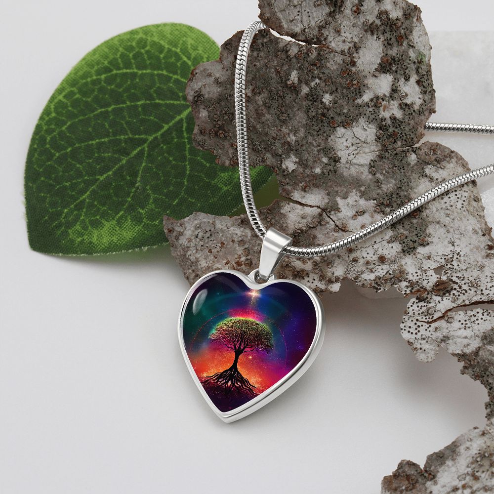 Sirius Tree of Life Heart Necklace - Crystallized Collective