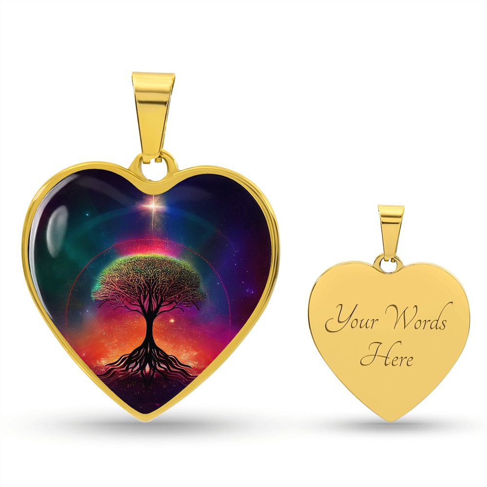 Sirius Tree of Life Heart Necklace - Crystallized Collective
