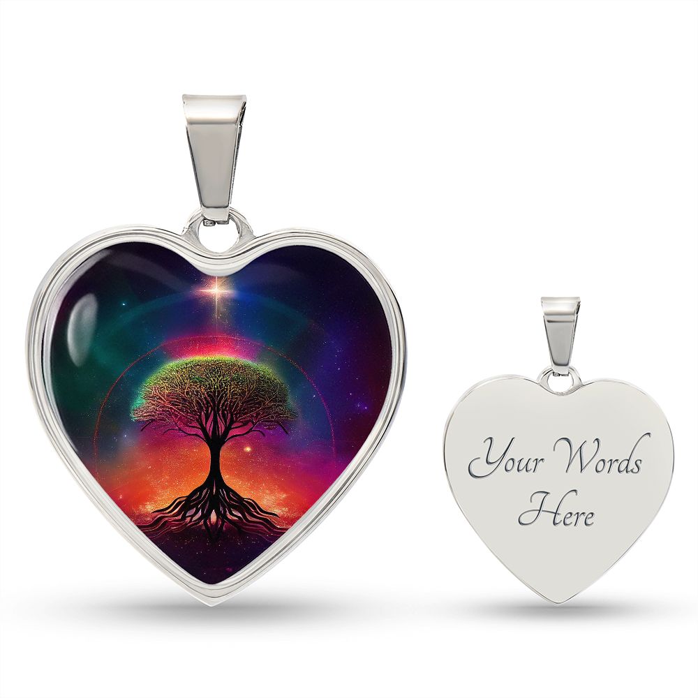 Sirius Tree of Life Heart Necklace - Crystallized Collective