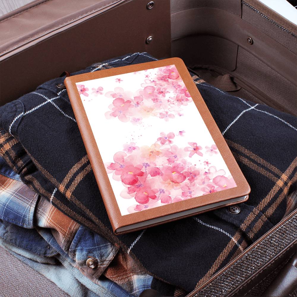 Watercolor Cherry Blossom Graphic Journal - Crystallized Collective