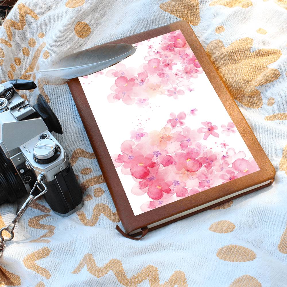 Watercolor Cherry Blossom Graphic Journal - Crystallized Collective