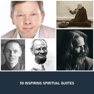 50 Inspiring Quotes from Spiritual Leaders: Eckhart Tolle, Adyashanti, Alan Watts, Nisargadatta Maharaj, and Shinzen Young - Crystallized Collective