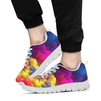 Colorful Psychedelic Clouds Sneakers