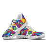 Colorful Geometric Art Sneakers