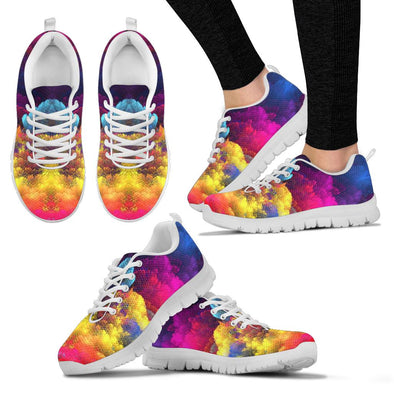 Colorful Psychedelic Clouds Sneakers