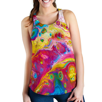 Abstract Art Tank Top - Crystallized Collective