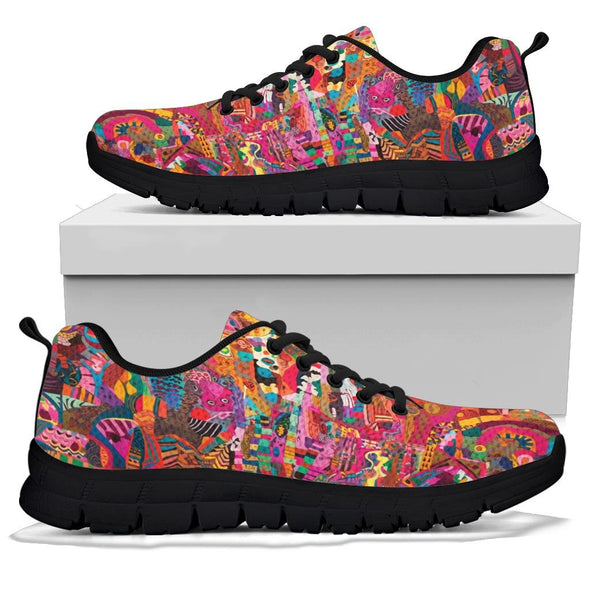 Abstract Bohemian Sneakers - Crystallized Collective