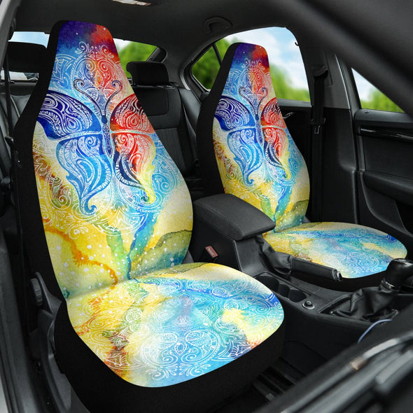 Abstract Butterfly Car Seat Covers - Crystallized Collective