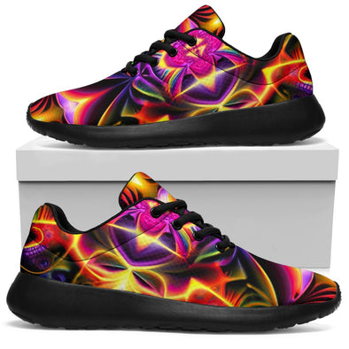 Abstract Kaleidescope Psychedelic Sport Sneakers - Crystallized Collective