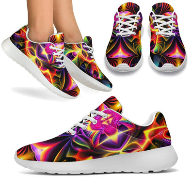 Abstract Kaleidescope Psychedelic Sport Sneakers - Crystallized Collective