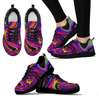 Abstract Psychedelic Art Sneakers - Crystallized Collective