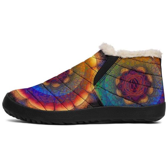 AI Mandala Winter Sneakers - Crystallized Collective