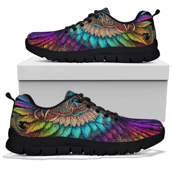 Angelic Boho Feathers Sneakers - Crystallized Collective