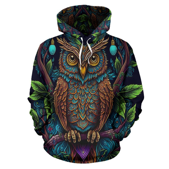 Art Owl Hoodie - Crystallized Collective