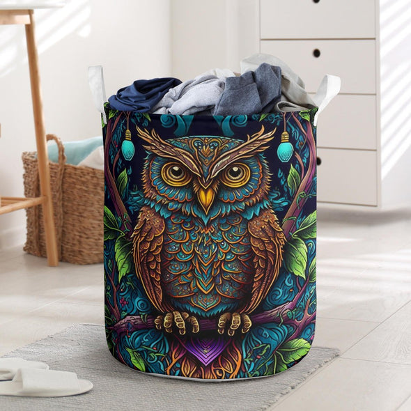 Art Owl Laundry Basket - Crystallized Collective