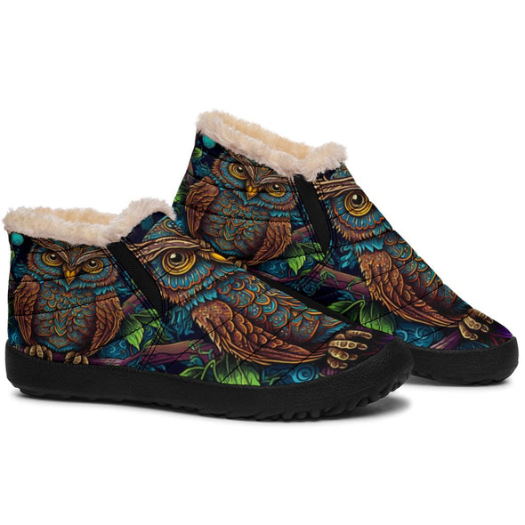 Art Owl Winter Sneakers - Crystallized Collective