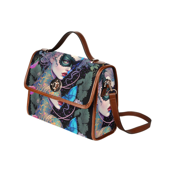 Artful Lady Canvas Satchel Bag - Crystallized Collective