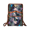 Artful Lady Canvas Satchel Bag - Crystallized Collective
