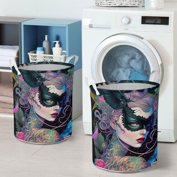 Artful Lady Laundry Basket - Crystallized Collective