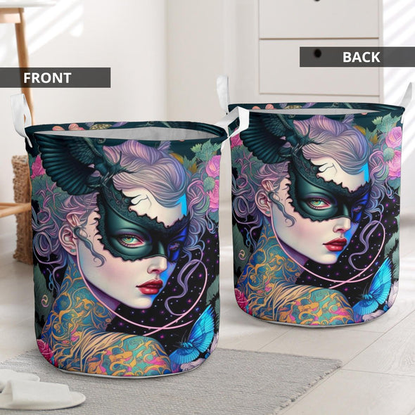 Artful Lady Laundry Basket - Crystallized Collective