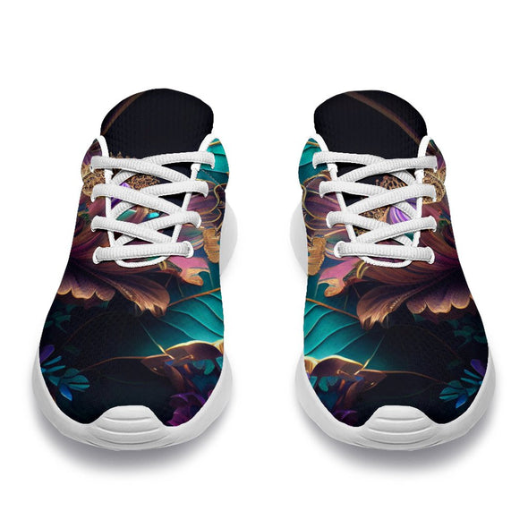 Artistic leaf Sport Sneakers - Crystallized Collective