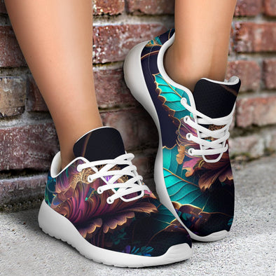 Artistic leaf Sport Sneakers - Crystallized Collective