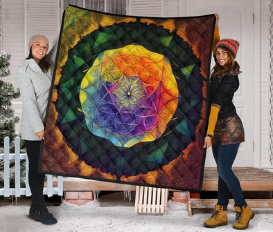 Artistic Premium Quilt - Crystallized Collective