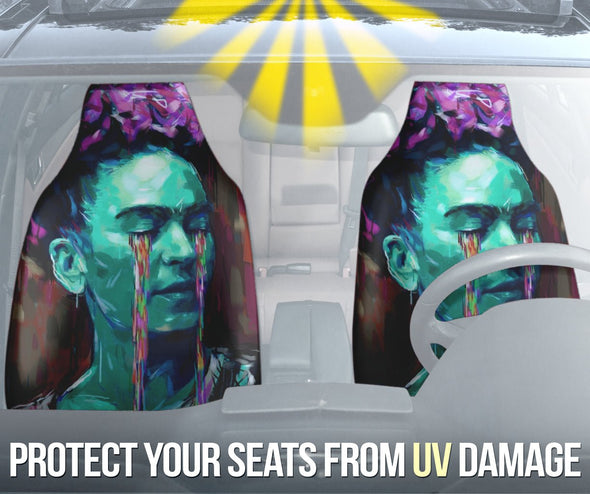 Artsy Frida Kahlo Seat Covers - Crystallized Collective