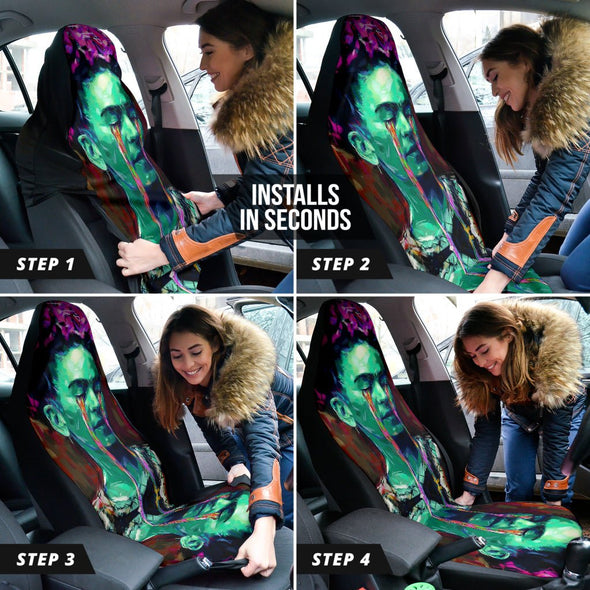 Artsy Frida Kahlo Seat Covers - Crystallized Collective