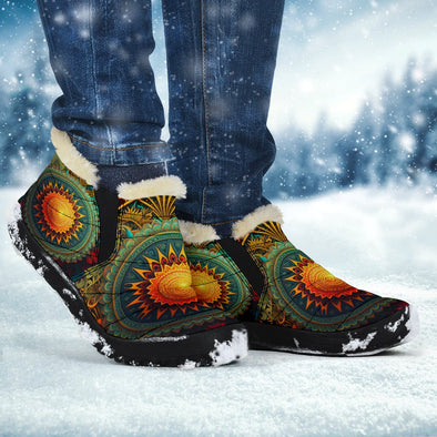 Aztec Jungle Winter Sneakers - Crystallized Collective