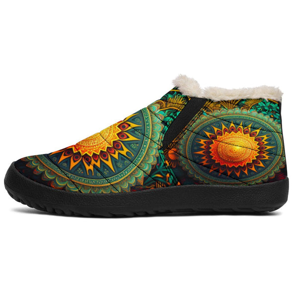 Aztec Jungle Winter Sneakers - Crystallized Collective