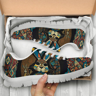 Aztech Style Hippie Rabbit Sneakers - Crystallized Collective