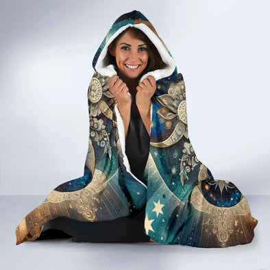 Bohemian Mandala Hooded Blanket - Crystallized Collective