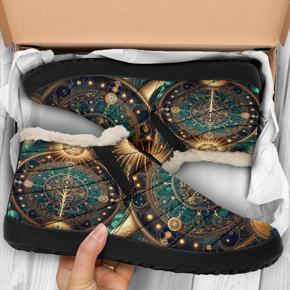 Bohemian Tree of LIfe Winter Sneakers - Crystallized Collective