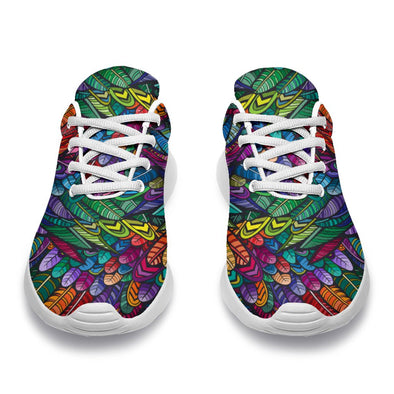 Boho Feathers Sport Sneaker - Crystallized Collective