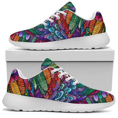 Boho Feathers Sport Sneaker - Crystallized Collective